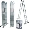 Multiple views of an aluminum multi-purpose ladder. Podgląd zdjęcia produktu
