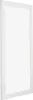 A white picture frame is shown from a slight angle against a white background. Produktbild-Vorschau