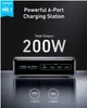 ANKER 200W GaNPrime Stazione di ricarica da tavolo, 6 porte Anteprima dell’immagine prodotto 2