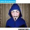 ANONYMOX Guy Fawkes Maska Anonymous Vendetta Halloween Náhled obrázku produktu 2