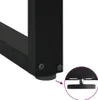 Salontafelpoten 2 st U-vormig 40x(30-31) cm staal zwart Productafbeelding-voorbeeld 9