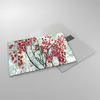 Bilder auf glas - Einteilig - Rot Blätter Zweige - 70x50cm Produktbild-Vorschau 2