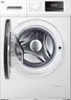 A front-loading washing machine with its door open. Produktbild-Vorschau