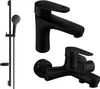 Mexen Kama DS05 Badewannenset, Schwarz - 72503DS05-70 Produktbild-Vorschau 1