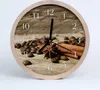 Holzuhr 30fi cm wanduhr - Anis Zimt Produktbild-Vorschau 1