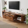 okwish TV Schrank abgerundeten Ecken mit 4 Schubladen und Produktbild-Vorschau 6