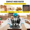 Einhand-Holzoberfräse 710 W Elektrohand-Holzoberfräse 33000 Produktbild-Vorschau 2