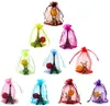Organza Geschenkbeutel 100Stk Organzabeutel Schöne Säckchen Produktbild-Vorschau 2