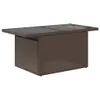 5-tlg. Garten-Sofagarnitur mit Kissen Braun Poly Rattan Produktbild-Vorschau 5