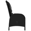 5-tlg. Garten-Bistro-Set Poly Rattan Schwarz Produktbild-Vorschau 4