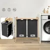 LARS360 Wäschebox aus Bambus mit Ablage - Wäschebehälter Produktbild-Vorschau 2