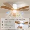 Stropní ventilátor HOMCOM s osvětlením a dálkovým ovládáním Náhled obrázku produktu 6
