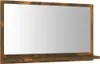 vidaXL Koupelnové zrcadlo kouřový dub 60x10,5x37 cm výrobek Náhled obrázku produktu 1