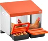 VEVOR nido per galline ovaiole 535x525x475 mm, 2 scomparti, Anteprima dell’immagine prodotto 1