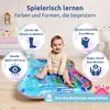 Mallie® Wassermatte Baby BPA Frei Wasserspielmatte (Blau Produktbild-Vorschau 3