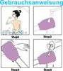 peelinghandschuhe 3er set, exfoliating gloves für körper & Produktbild-Vorschau 3
