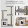 PawHut Kratzbaum aus Holz Katzenbaum Groß, Katzenkratzbaum Produktbild-Vorschau 5