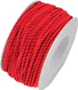 Kordelband, Atlaskordel, Seil gedreht 3mm rot 25m Rolle Produktbild-Vorschau 1