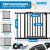KIDIZ® Schutzgitter für Treppen | Tür, Auto Close Produktbild-Vorschau 2
