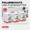 2x tesa Pollenschutzgitter Fenster ohne Bohren grau 98% Produktbild-Vorschau 7