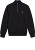 Fred Perry Half Zip Sweatshirt Czarny Podgląd zdjęcia produktu 6