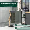 eluno Porte-serviettes sur pied indépendant, 2 barres, Voir les images du produit 2
