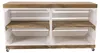Sitzbank TV Bank Caro weiss mit Palisander Planke und Produktbild-Vorschau 2