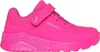 A single hot pink Skechers Uno Lite shoe is shown from the side against a white background. Produktbild-Vorschau