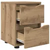 vidaXL Noční stolek Artisan dub 30,5 x 30 x 43 cm Materiál Náhled obrázku produktu 5