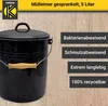 Karl Krüger M5G Mülleimer mit Deckel gesprenkelt, Produktbild-Vorschau 3