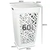 Wäschebox Wäschesammler 60L Wäschekorb mit Deckel Produktbild-Vorschau 10