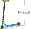 A stunt scooter is shown against a white background with a height measurement. Náhled obrázku produktu