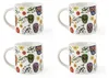 Excelsa Set Von 4 Espressasse 10 cl Calavera Porzellan Bunt Podgląd zdjęcia produktu 1