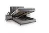 TORINO Polsterbett  90x200  - Farbe: Grau - Set:  Produktbild-Vorschau 3