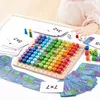 Drewniana Tabliczka Mnożenia Montessori Gra Edukacyjna Podgląd zdjęcia produktu 4