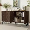 Merax Modernes Sideboard mit 4 Türen in Holzoptik, Kommode Produktbild-Vorschau 9
