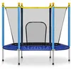 Trampolina – trampolina ogrodowa – 138 x 160 cm – siatka Podgląd zdjęcia produktu 2