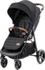 A black Kinderkraft GRANDE PLUS stroller is shown against a white background. Náhled obrázku produktu