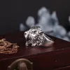 3D Edelstahl Ring Tiger Panthera tigris Gr. 59 = 18,8 mm Produktbild-Vorschau 4