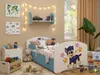 1x Happy Babies dětská postýlka s ochranou proti vypadnutí Náhled obrázku produktu 3