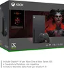 The image shows the retail packaging for an Xbox Series X console bundle that includes Diablo IV. Produktbild-Vorschau