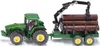 Siku Traktor mit Forstanhänger grün; 1954 Produktbild-Vorschau 3