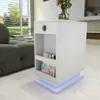 Schmaler Nachttisch mit Steckdose & USB,Nachttisch LED mit Produktbild-Vorschau 5