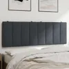 vidaXL Kopfteil-Kissen "Hanko" Dunkelgrau 140 cm Samt Produktbild-Vorschau 2