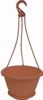 Pot de fleurs suspendu GALICIA plastique terre cuite d25cm Voir les images du produit 2
