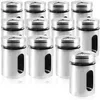 com-four® 12x Salz,- Gewürz,- & Kräuterstreuer Edelstahl Produktbild-Vorschau 1