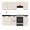 ULWEHOME | Küchenzeile 220 cm Kaschmir, Küchenmöbel-Set Produktbild-Vorschau 2