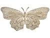 BELIANI Dekofigur Gold aus Aluminium Schmetterling Form 40 Produktbild-Vorschau 4