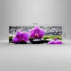 Bild auf Leinwand - Leinwandbild - Orchidee Natur Wasser Produktbild-Vorschau 3
