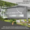 Outsunny Tonnelle pop-up jardin barnum Pliant 5 x 3 m, Voir les images du produit 3
